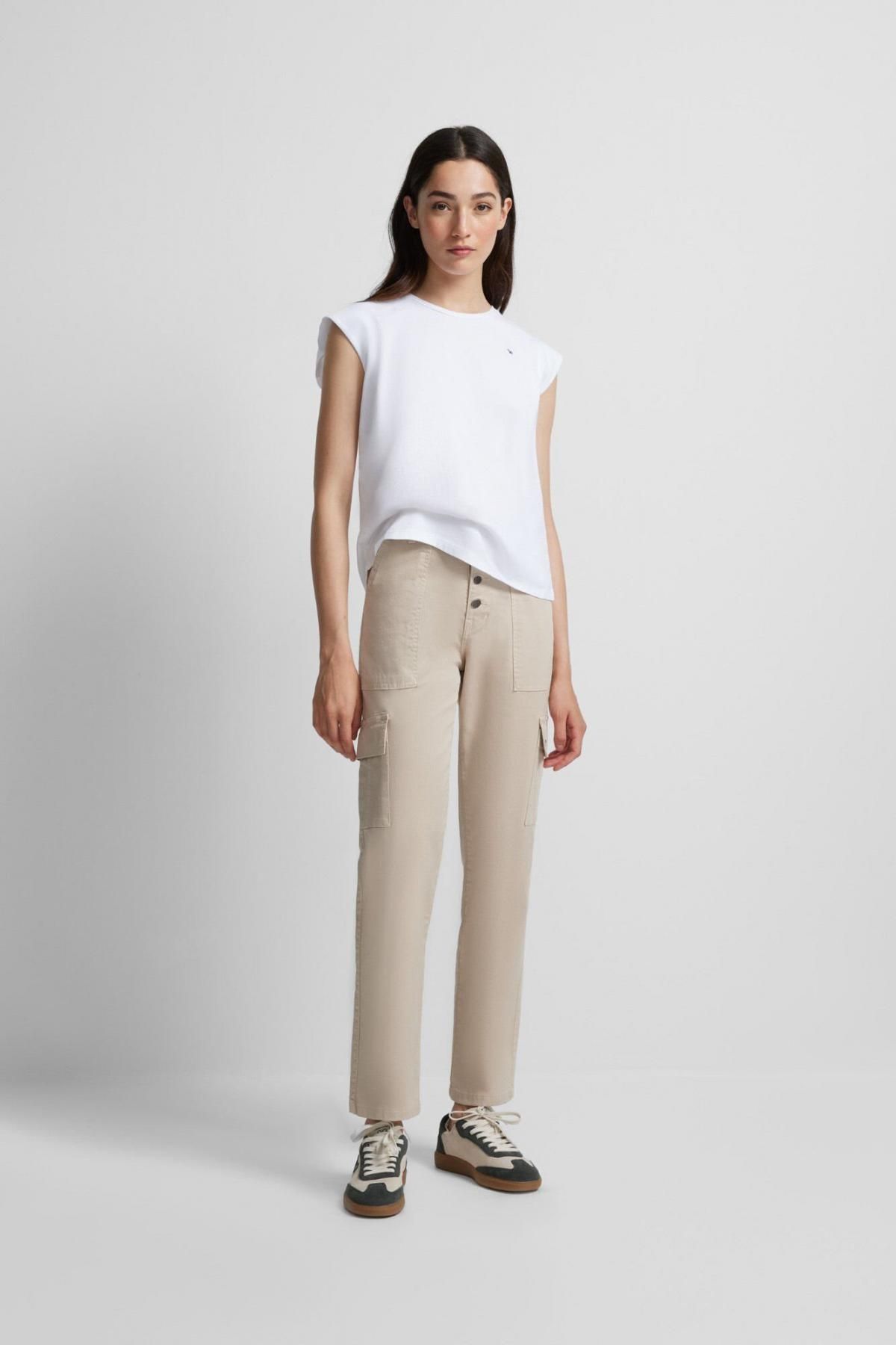 실본 카고포켓 레귤러핏 면팬츠 3728187 BEIGE - 상세 이미지 2