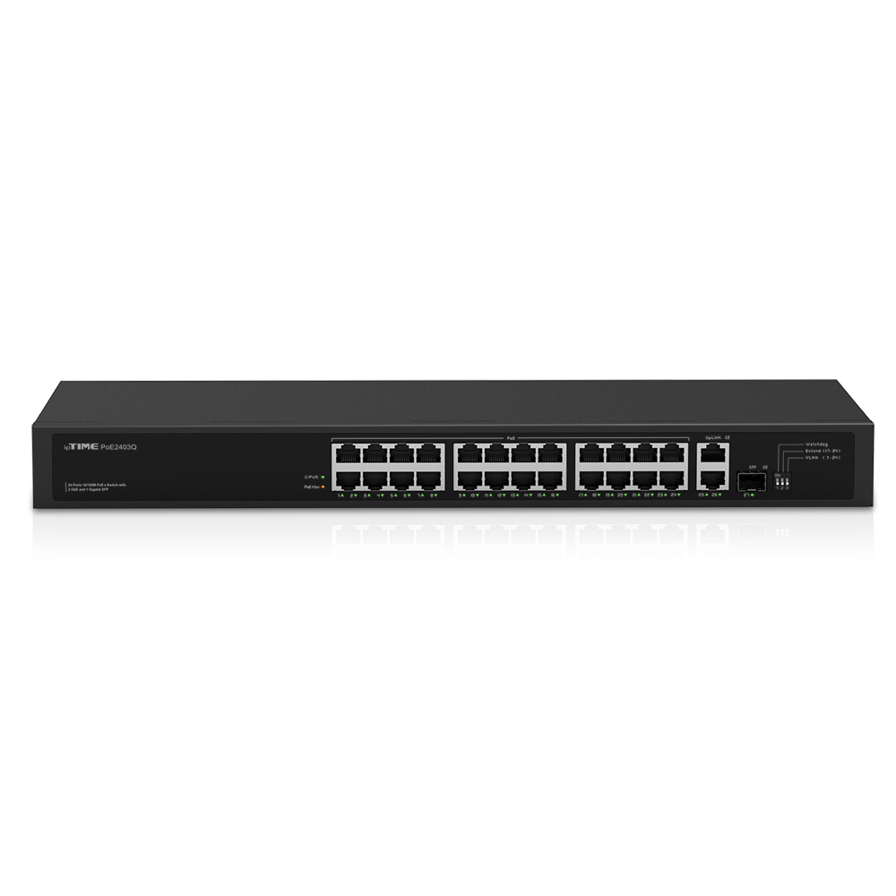 ipTIME 스위칭허브 PoE2403Q 24포트 기가비트 랜포트 네트워크 확장 - 상세 이미지 3