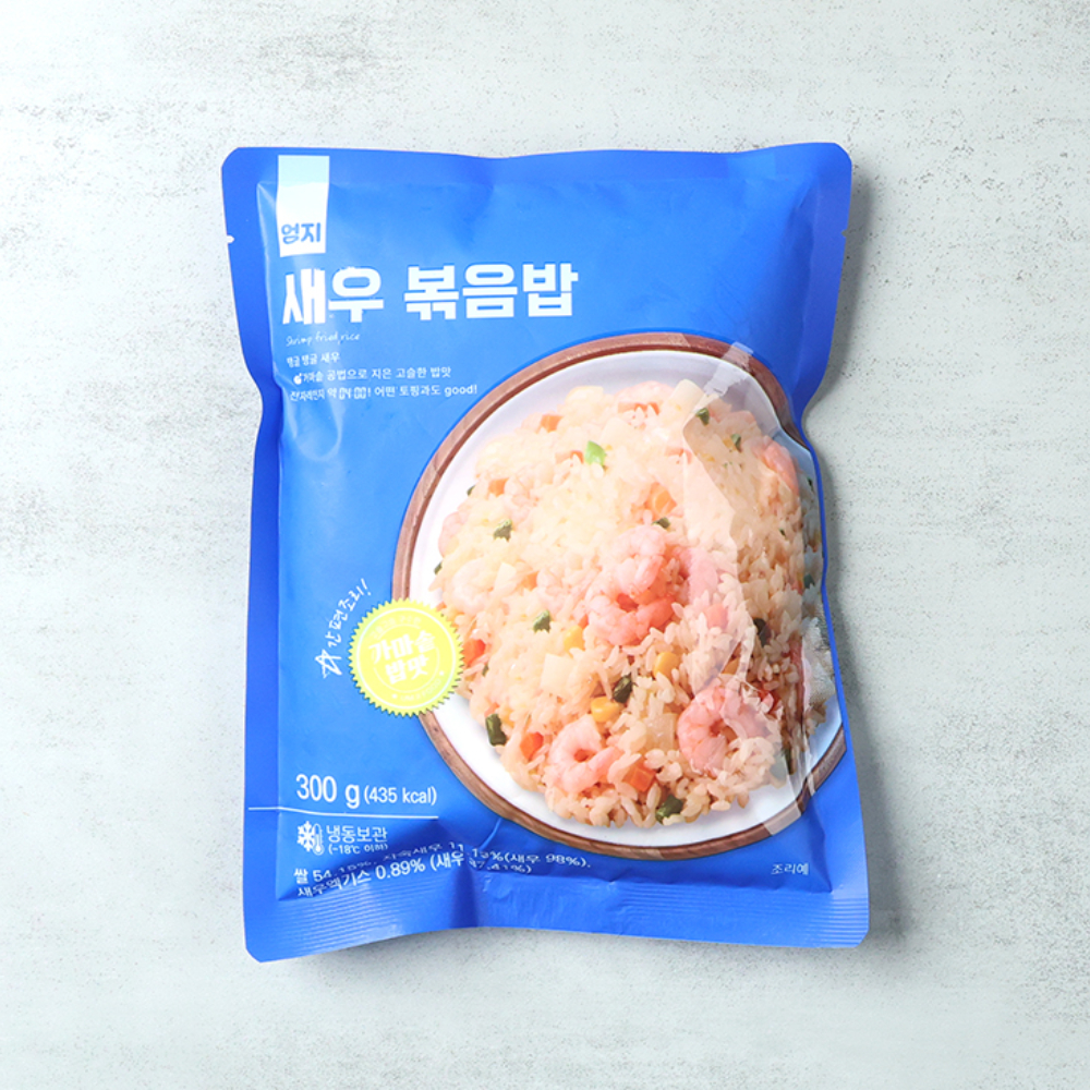 엄지 냉동 새우볶음밥 업소용 즉석볶음밥 간편식 300g, 5개 - 상품 이미지
