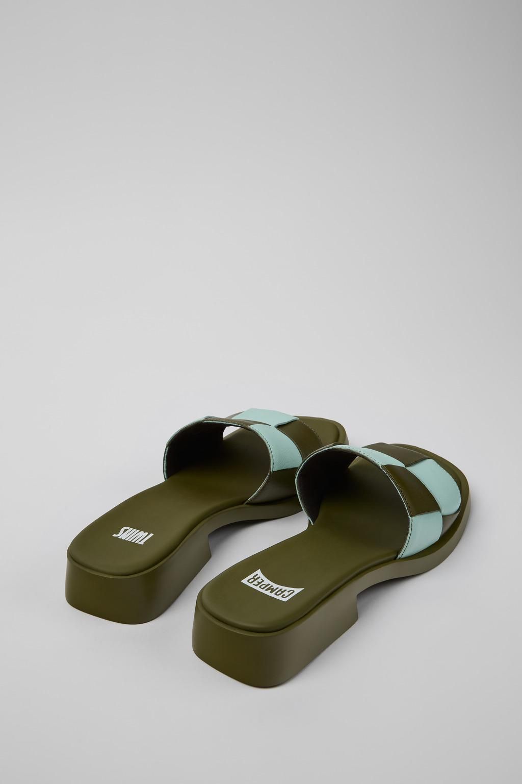 캠퍼 멀티컬러 레더 슬라이드 샌들 Twins K201603-004 MULTICOLOR - 상세 이미지 3