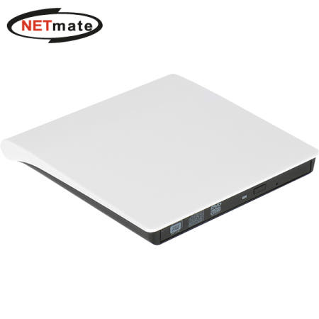 강원전자 넷메이트 외장형 슬림 DVD Writer(화이트/DVD-Multi) NM-SCM03W