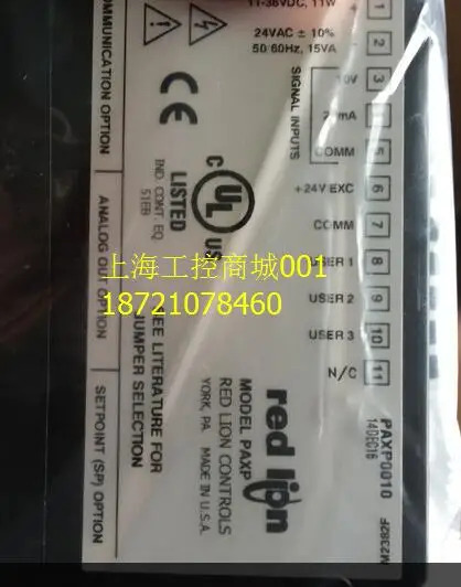 2025년형 미국 레드리온 REDLION 온도조절기 PAXP0010 PAXCDL10 PAXP 시리즈 카운터 통신 카드