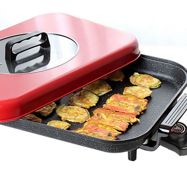 와이드 전기 그릴 팬 멀티 전기 볶음 팬 테이블