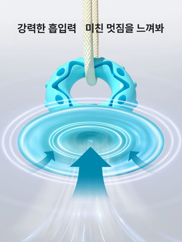 강아지 내구성 흡착식 이갈이 자동 놀이 펫용품 소형견용 소형견 소형상어 블루 - 상세 이미지 3