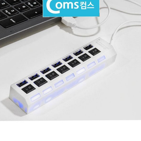 멀티포트 usb 허브 무전원 usb 2.0 허브 개별 확장 - 상품 이미지