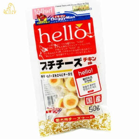 [멍냥펫츠협력사]멍냥펫츠 도기맨 헬로 쁘띠치즈 치킨맛50g 훈련간식 애견유산균간식