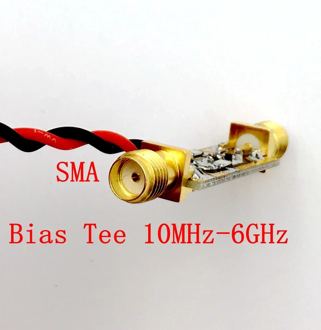 광대역 RF 피더 절연체 바이어스 피드 티 10MHz-6GHz