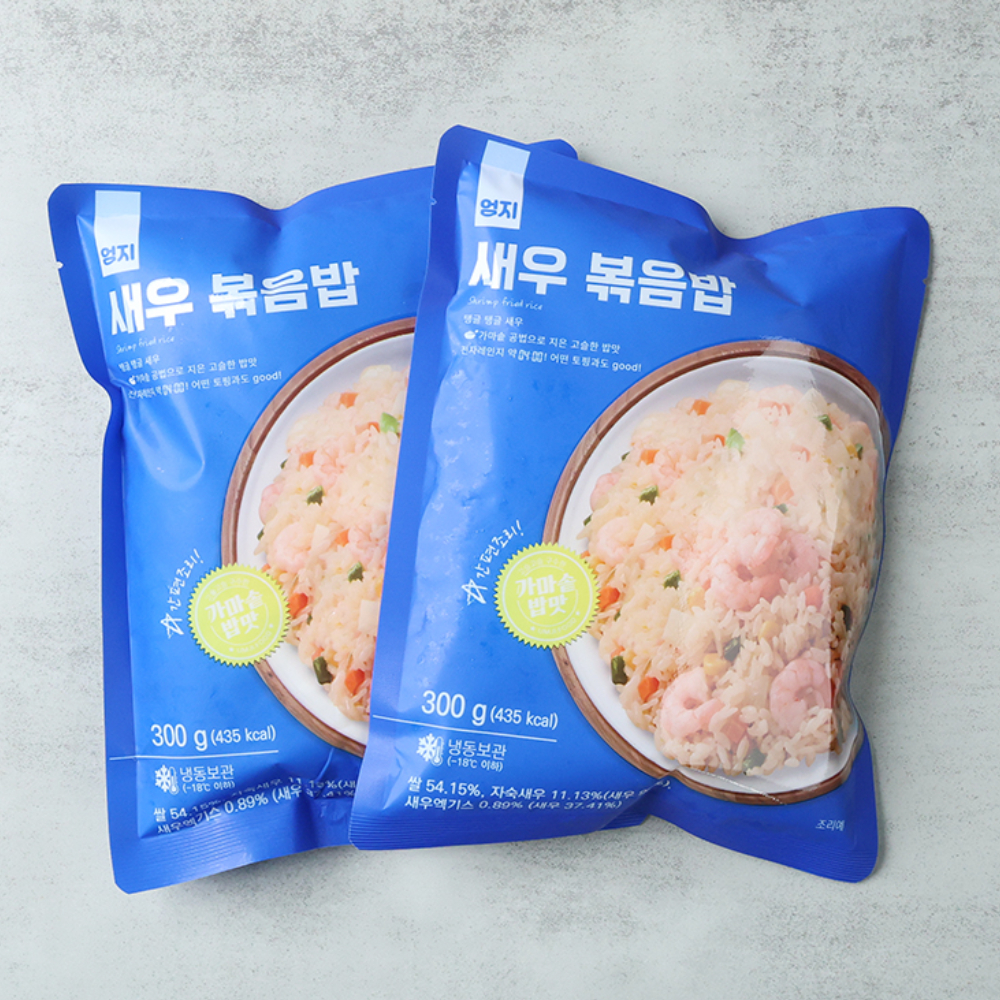 엄지 냉동 새우볶음밥 업소용 즉석볶음밥 간편식 300g, 30개 - 상품 이미지