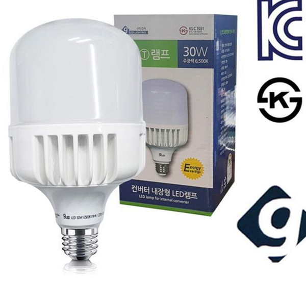 고효율 led 전구 30w 컨버터 e26 전구 원통형 - 상품 이미지