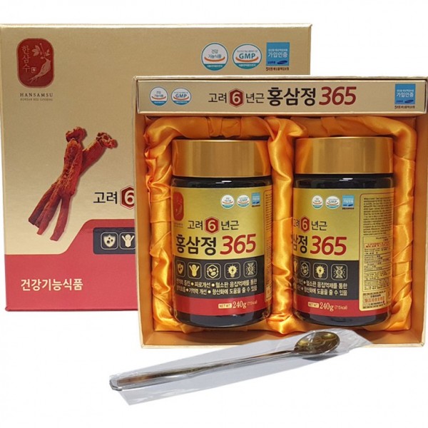 6년근고려홍삼진액 홍삼 원액 면연력 체력 수험생 부모님 지인 선물 240g2병 - 상세 이미지 2