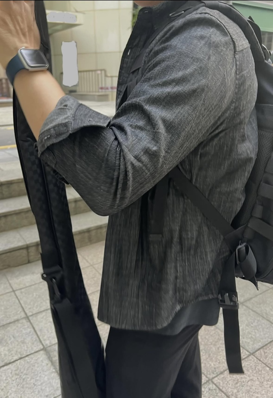 흑청 셔츠 샴브레이 데님 웨스턴 셔츠 남자 청남방 남방 이미지 7