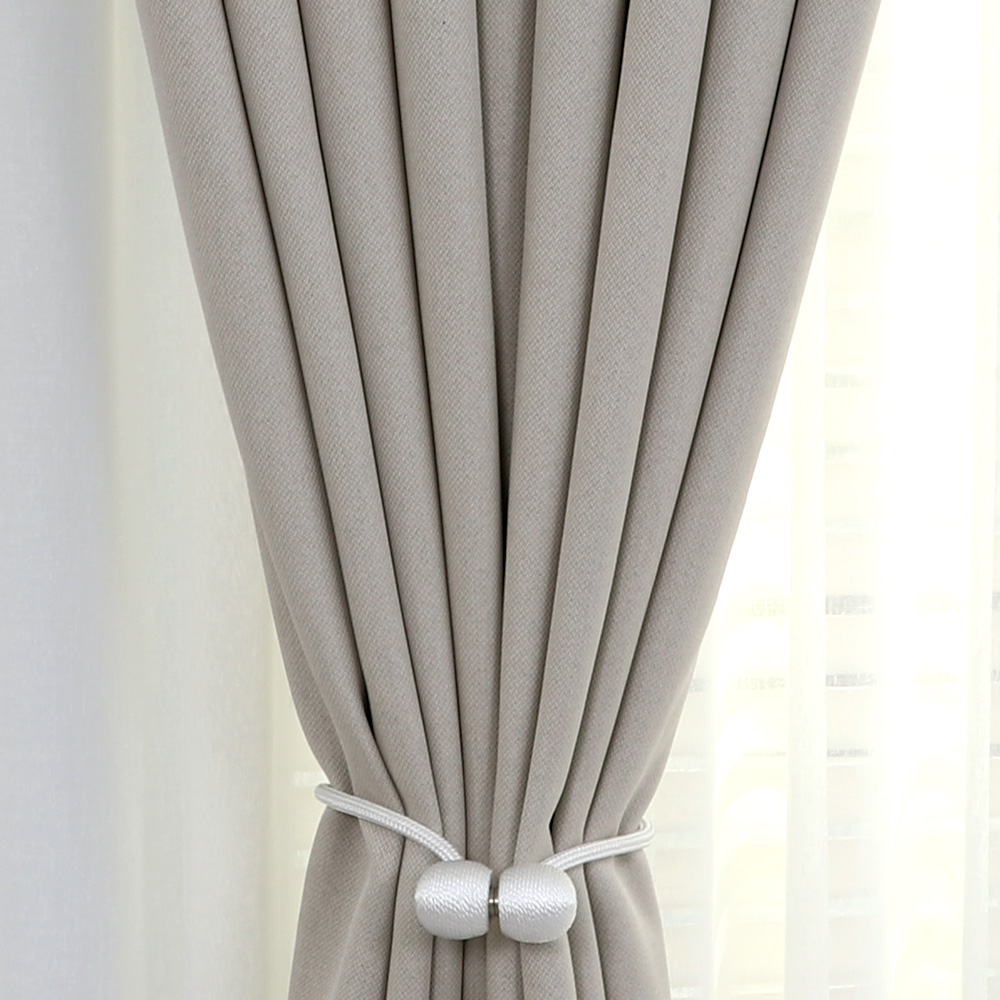 [맞춤] 제니스 암막커튼 베이지(국내산) - 핀형 아일렛형