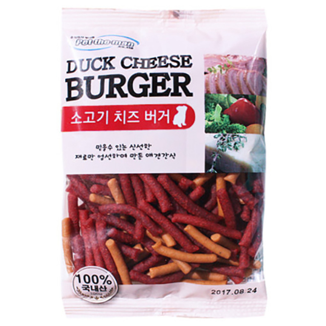 펫더맨 강아지노즈워크간식 훈련용 트릿 간식 소고기버거, 100g, 1개 제품 이미지