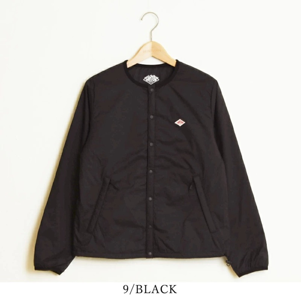 단톤 인서레이션 노카라 재킷 경량 프리마로프트 남성 DT-A0633SNT Black, L 이미지 7