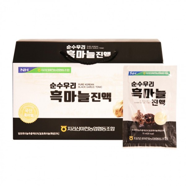 농협 흑마늘 발효 흙마늘즙 100%국산 남자한테좋은 영양제 학생 직장인 선물 30포 - 상세 이미지 2