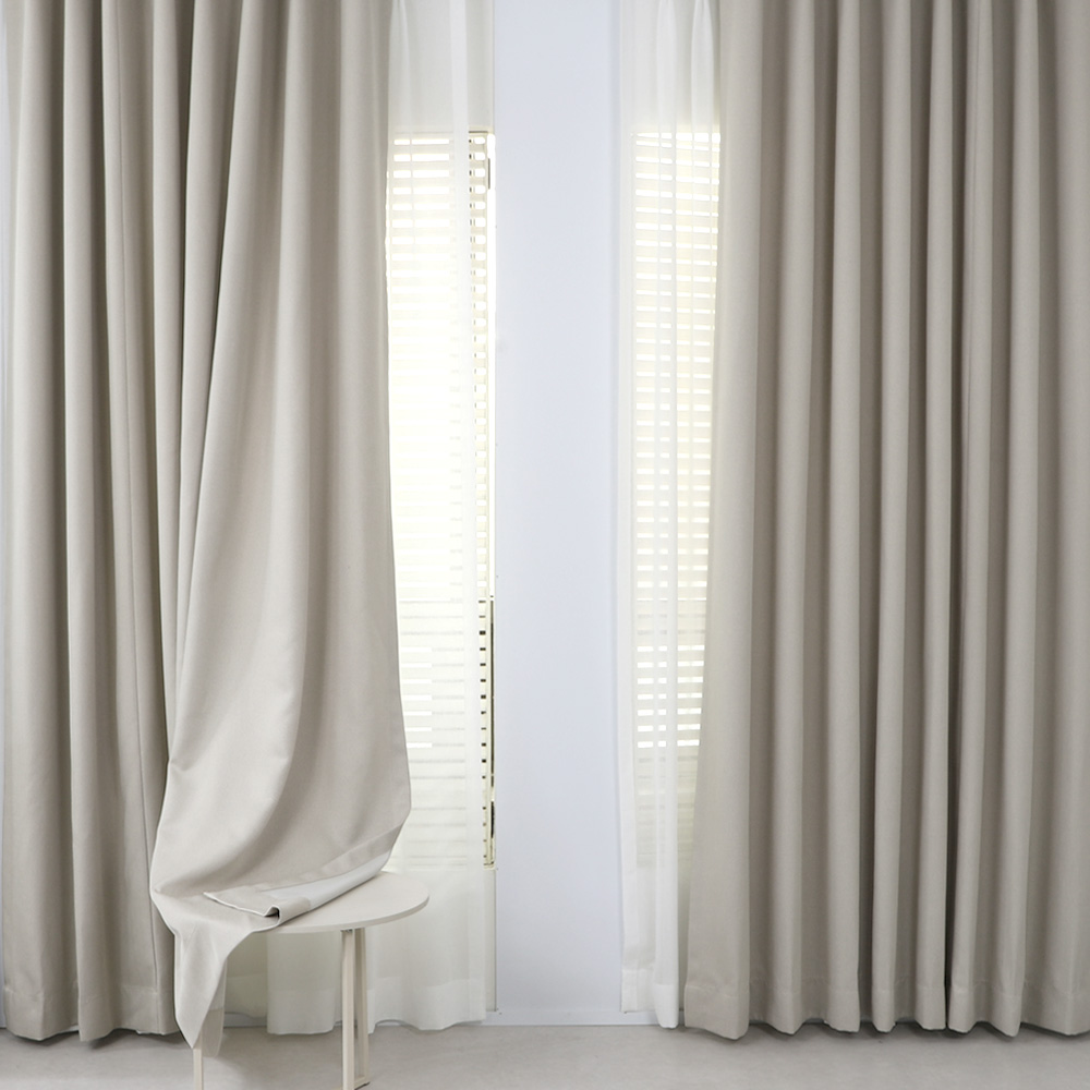 [맞춤] 제니스 암막커튼5컬러(국내산) - 핀형 아일렛형