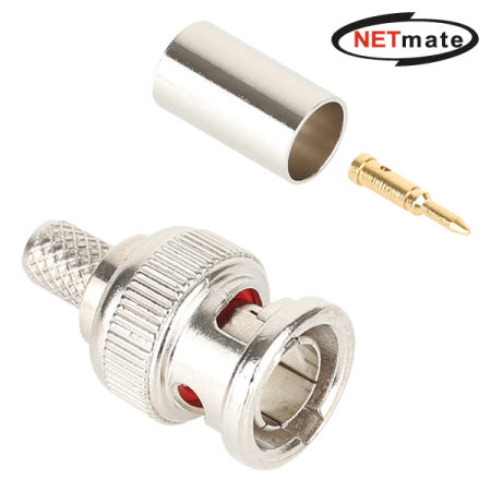 강원전자 강원전자 넷메이트 BNC 4C 압착 커넥터(75ohm/낱개) NM-BNC73