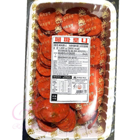 상세참조 RU 페퍼로니 피자토핑 대용량 1K x6p 페페로니