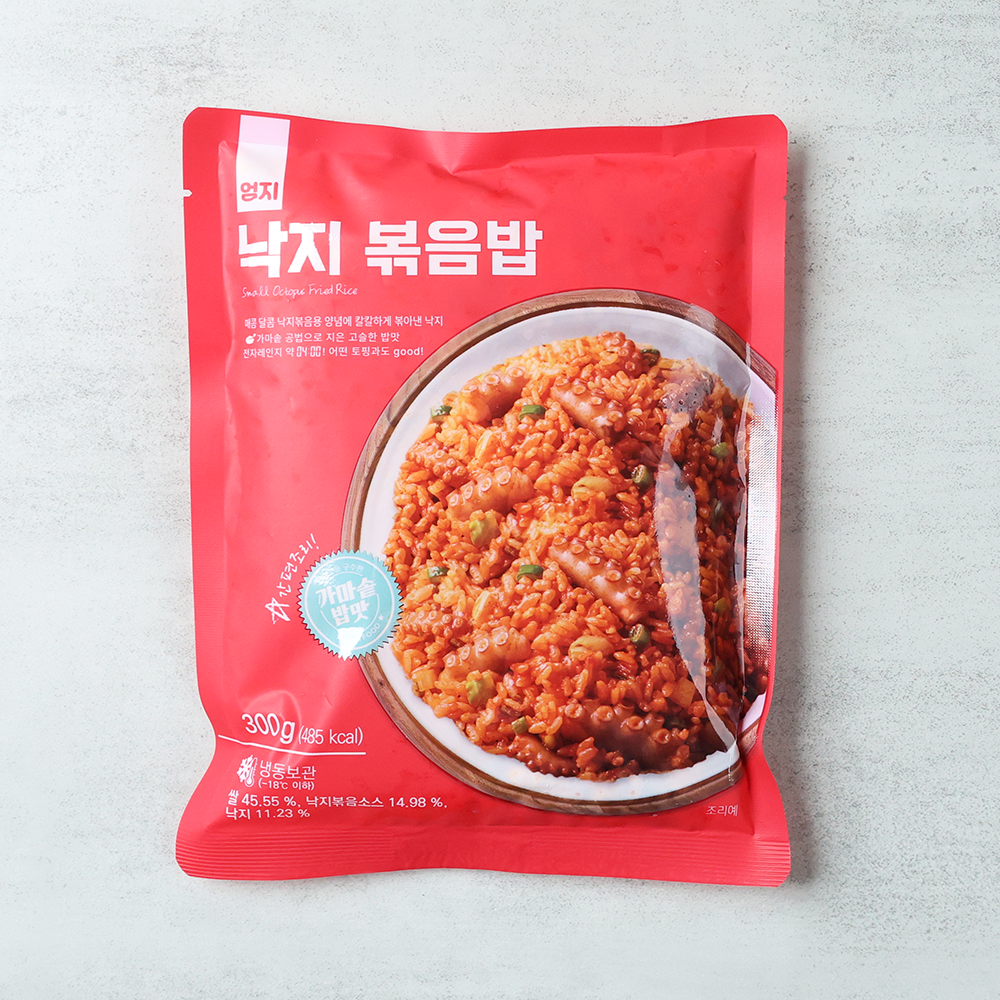 엄지 냉동 낙지볶음밥 업소용 즉석볶음밥 간편식 300g, 30개 - 상세 이미지 2