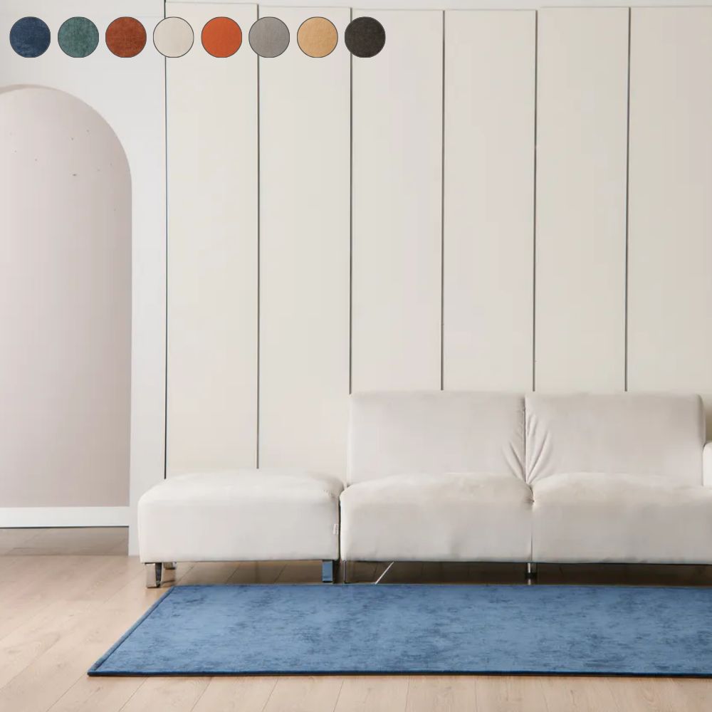 8컬러 14사이즈 포인트 방수러그 주문제작 카페트 미드나잇블루, (사각)200x300cm