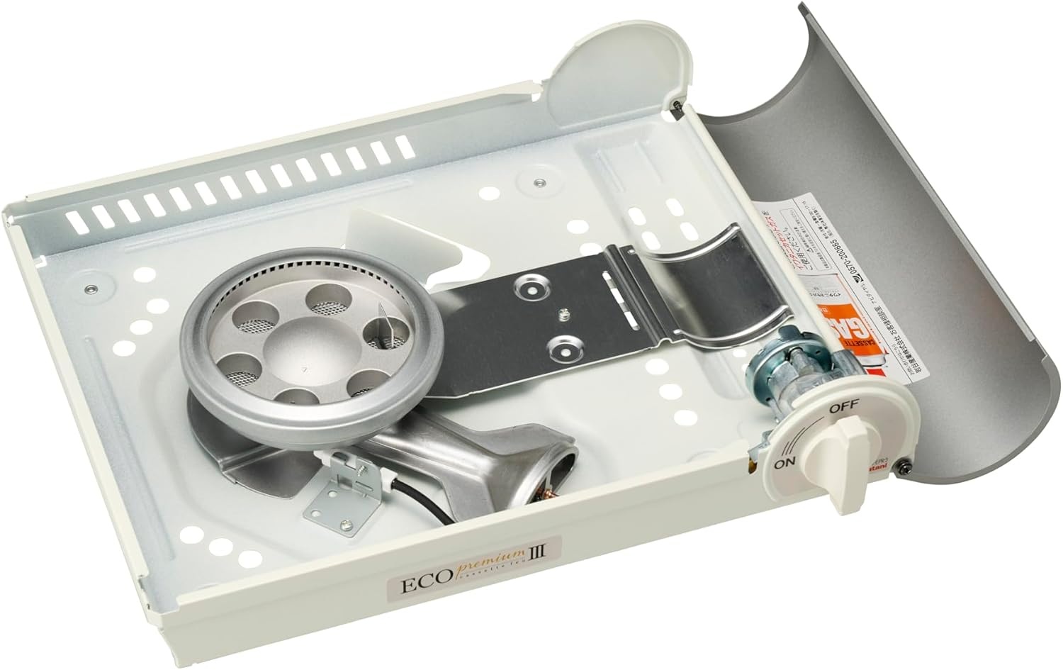 이와타니 카세트 후 에코 프리미엄Ⅲ 휴대용 가스레인지 내연식 고화력 일본제 CB-EPR-3