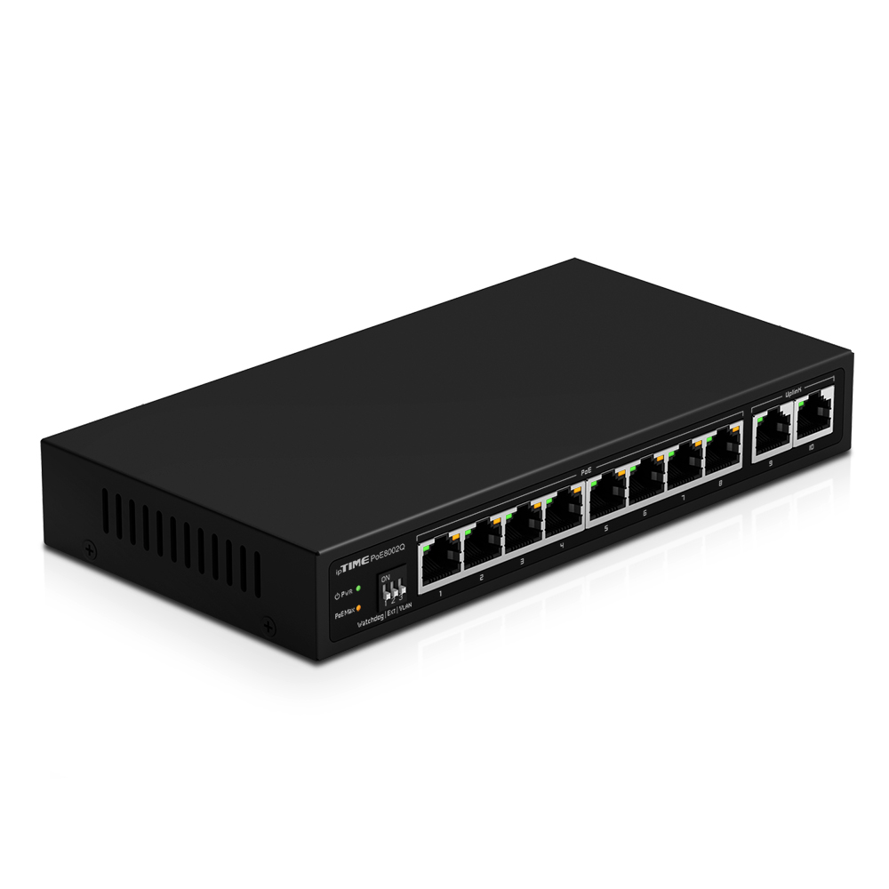 ipTIME 스위칭허브 PoE8002Q 8포트 PoE 랜포트 네트워크 무선AP - 상세 이미지 2