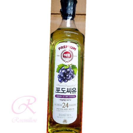상세참조 RU 포도씨유 대용량 식용오일 900ml x12p 식자재포도씨유