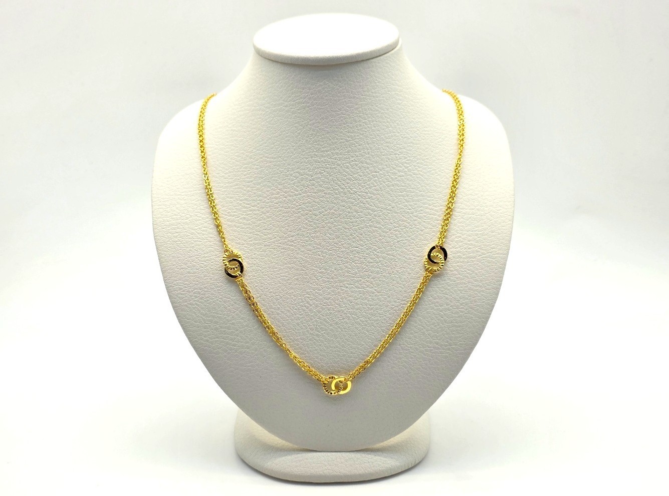 24K 순금 11.25g(3) 에코 목걸이(18K 연결고리 장식) - 상세 이미지 3