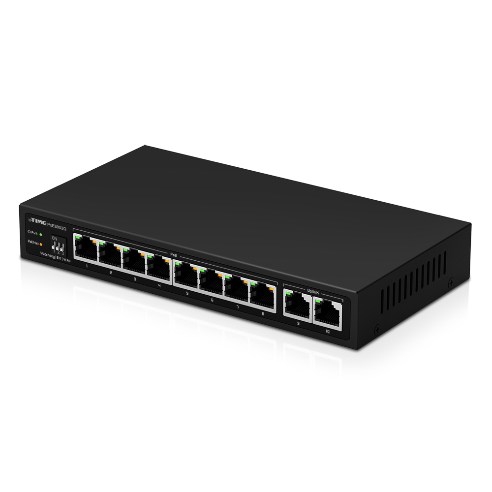 ipTIME 스위칭허브 PoE8002Q 8포트 PoE 랜포트 네트워크 무선AP - 상세 이미지 4