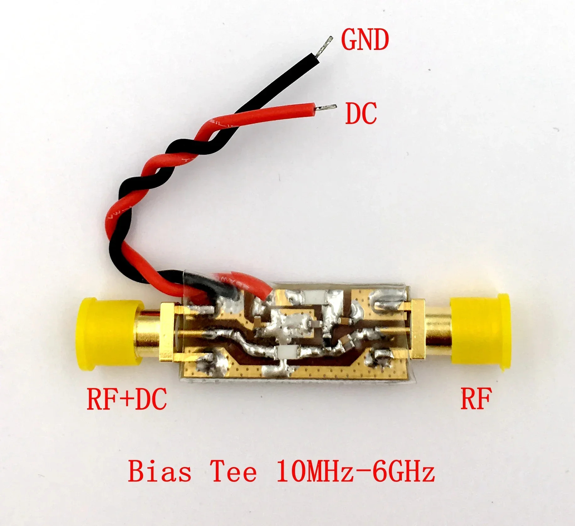 광대역 RF 피더 절연체 바이어스 피드 티 10MHz-6GHz