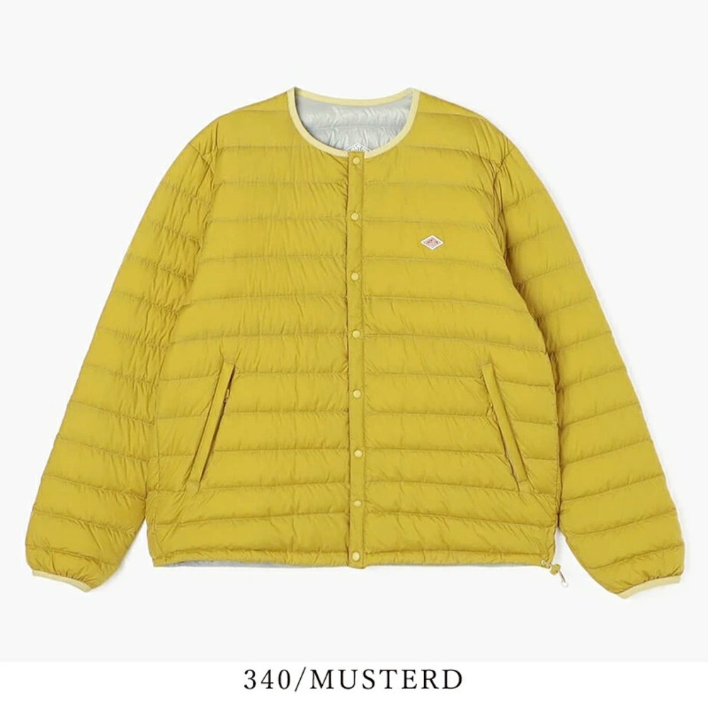 단톤 크루넥 이너 다운 경량 재킷 남성 2025FW DT-A0025RRT MUSTERD, M 이미지 7