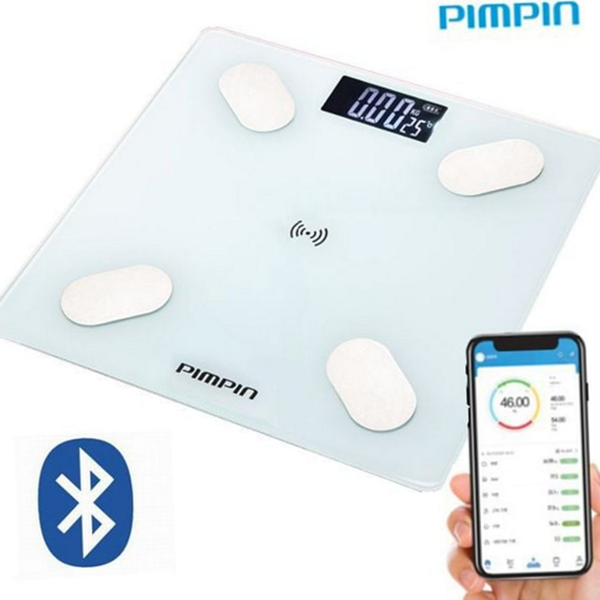 스마트 블루투스 체중계 인바디 체지방 체중계 체수분 측정기