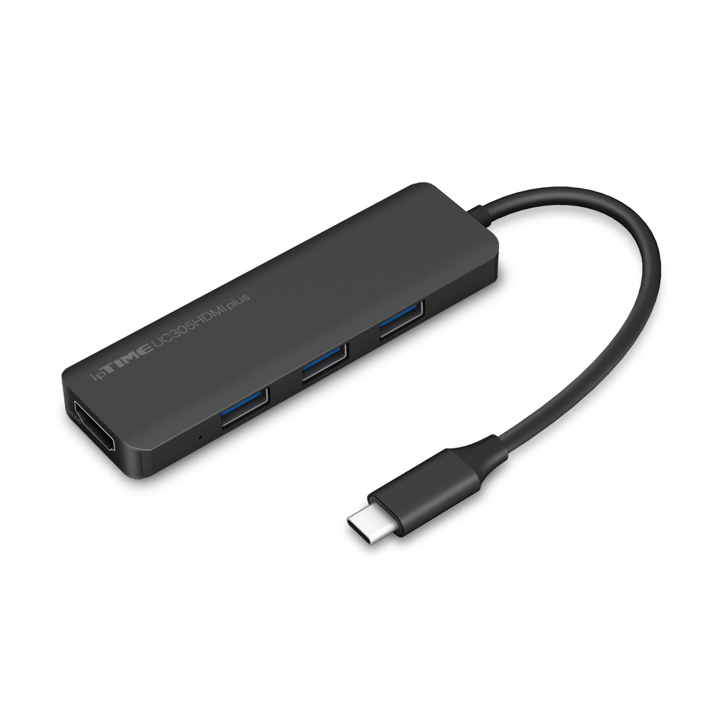 ipTIME C타입 멀티허브 UC305HDMI Plus 5포트 HDMI USB3.0 4K - 상세 이미지 2