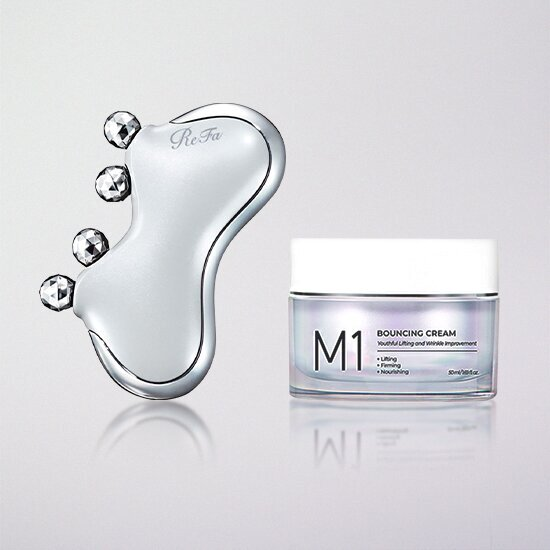 리파 카사 M1 (화이트) + 가히 바운싱크림 1개(50ml) 경락괄사마사지 제품 이미지