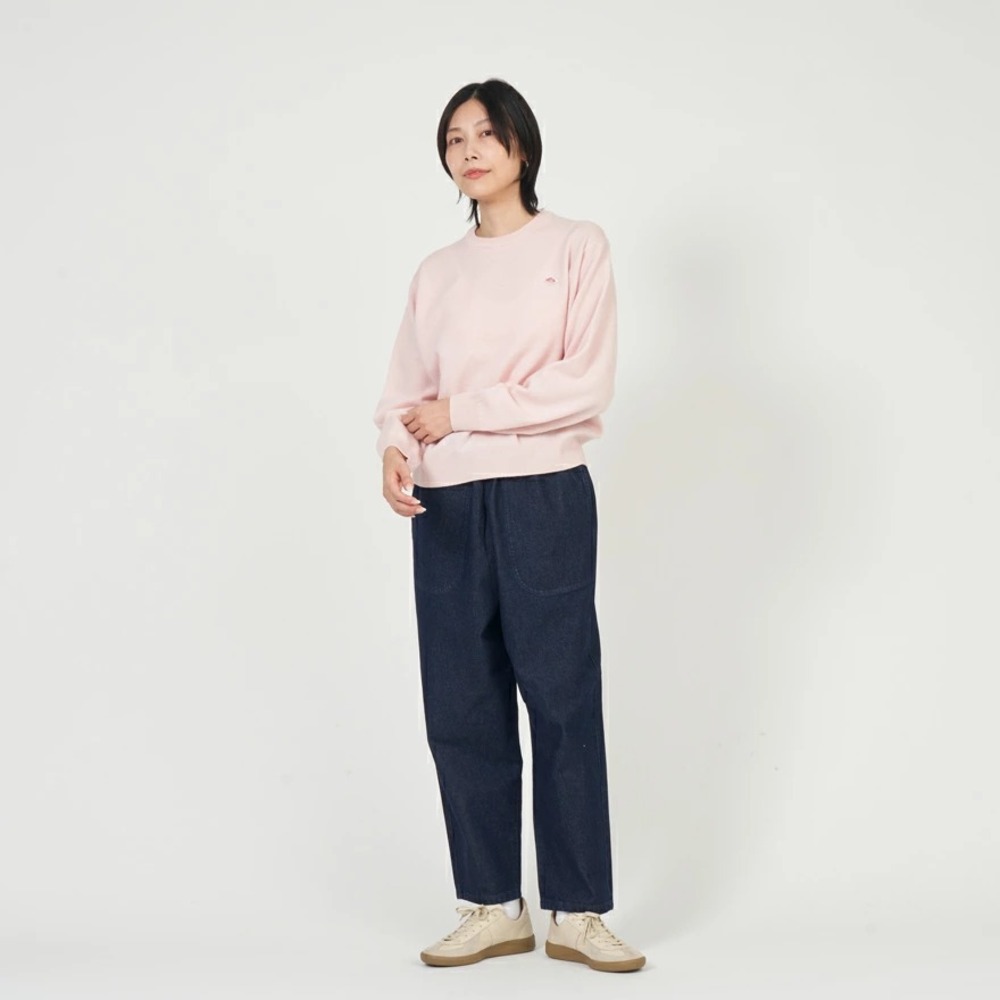 단톤 여성 램울 풀오버 크루넥 니트 DT-D0027 LMW 페일블루, 38 이미지 7
