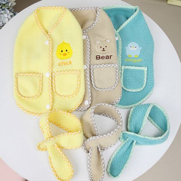 후리스 강아지 플리스 조끼 양털 강아지 옷 조끼 반려견