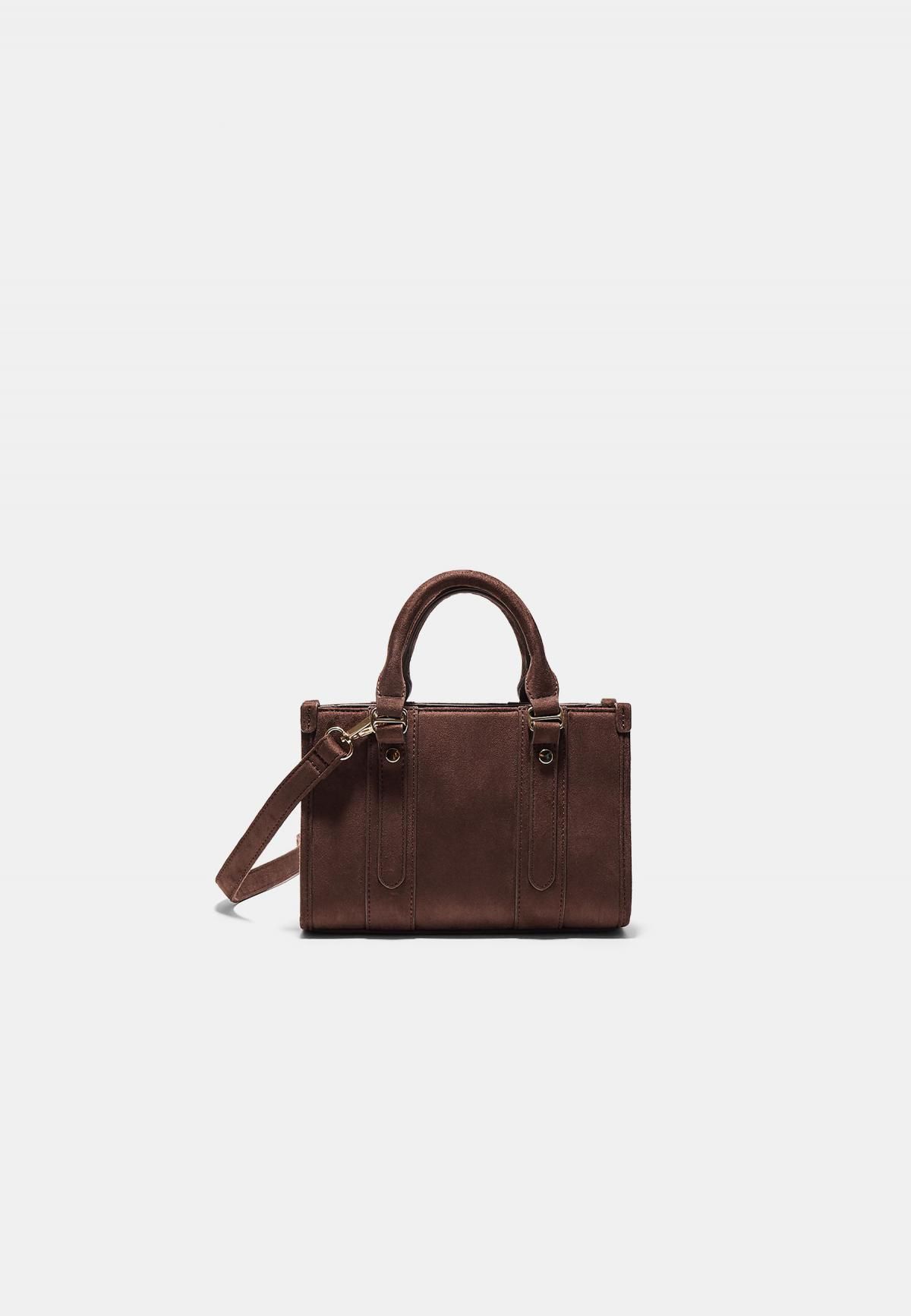 스트라디바리우스 클래식 레더 미니 베이직 토트백 5559/913 BROWN - 메인 이미지