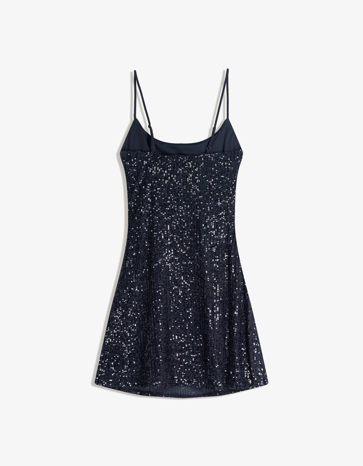 버쉬카 파티 글리터 시퀸 미니 원피스 5763/710 DARK BLUE - 상세 이미지 5