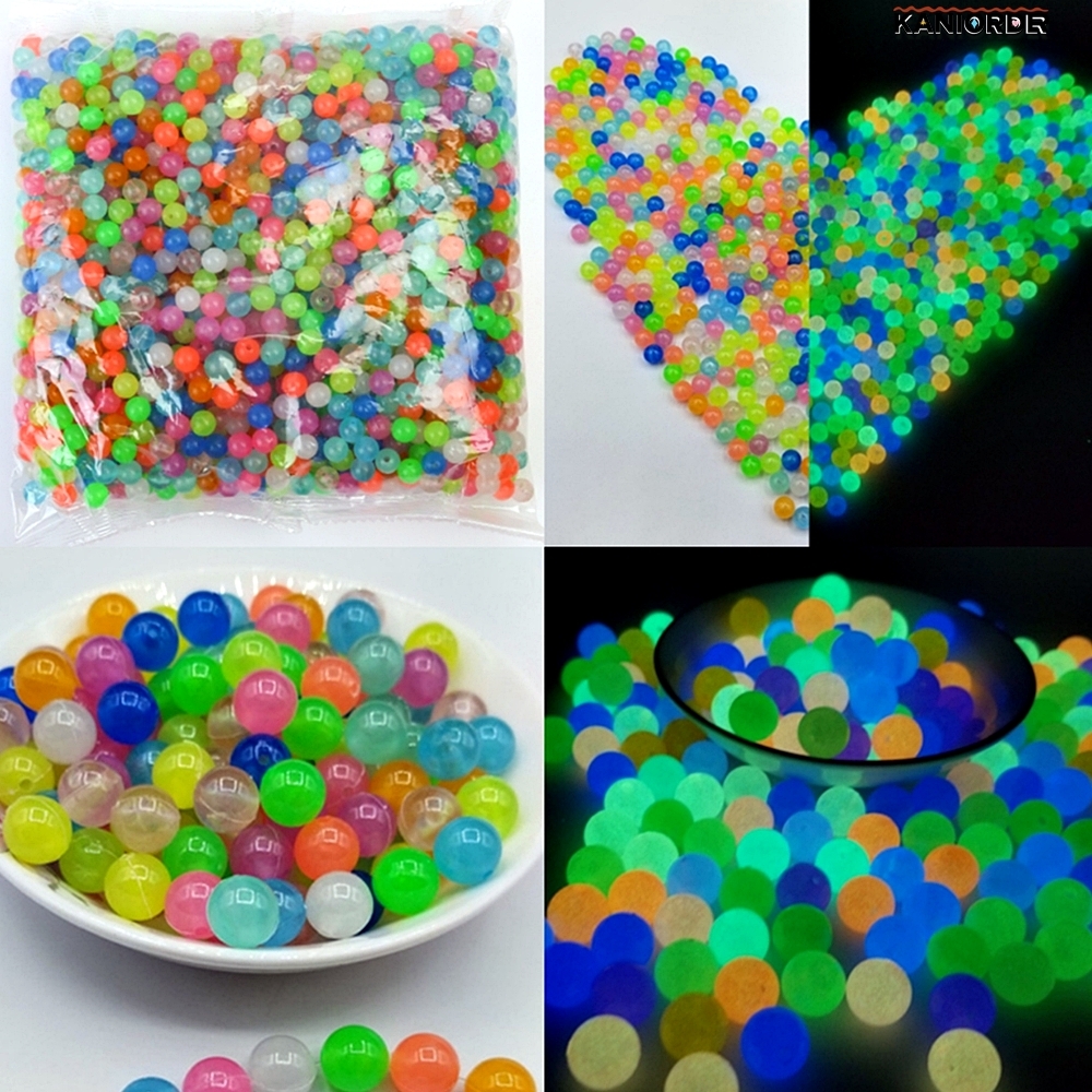 악세사리 만들기 야광 구슬 비즈 팔찌 diy 재료 어린이집 파티용품 1봉 - 상품 이미지