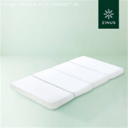 [GS SHOP]지누스 그린티 4단 접이식 메모리폼 토퍼 10cm Q 퀸 매트리스 침대 바닥