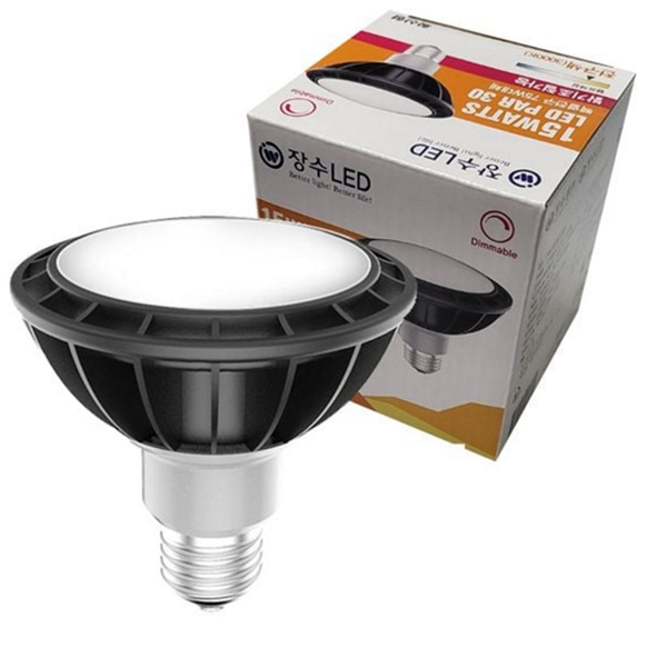 확산형 led par30 디밍 led 전구색 조명 밝기 - 상품 이미지
