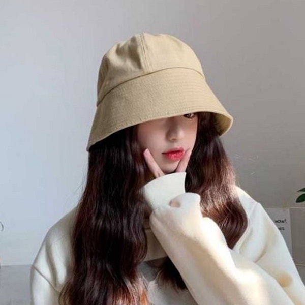 꾸안꾸 남녀공용 벙거지 모자 캐주얼 여성 벙거지 모자 데일리 - 상품 이미지