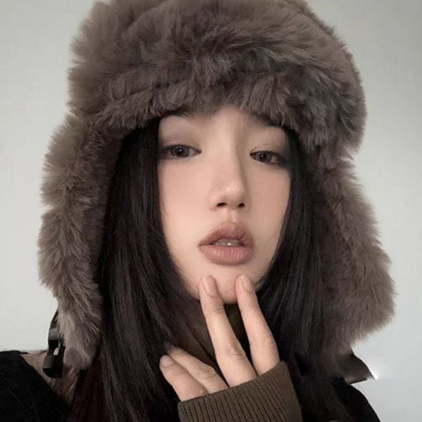 방한 털 모자 귀달이 트래퍼햇 트루퍼햇 남녀공용 - 상품 이미지