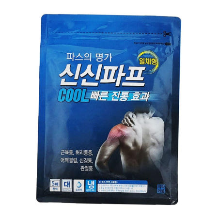 신신파스 신신파프 일체형 (쿨 6310) 붙이는파스 쿨파스 5매