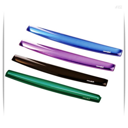 앤츠런2협력사 펠로우즈 젤 키보드손목받침대 보라 CRC91437 인체공학 쿠션패드형 앤츠런2