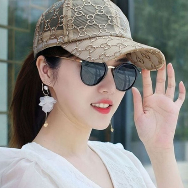 데일리 여성 볼캡 여름 여성 볼캡 메쉬 패션 자수 - 상품 이미지