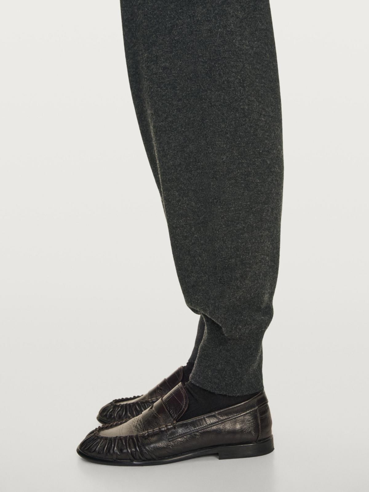 마시모두띠 울 니트 포켓 스트링 조거 팬츠 5045/593 ANTHRACITE GREY - 상세 이미지 4