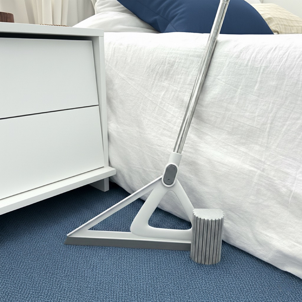 [단독]브리퍼 빗자루&더스트펀지 / 화장실 물기제거 먼지 머리카락 털 청소 제품 이미지