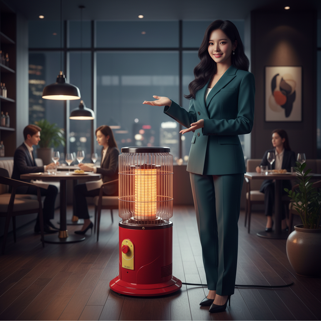 식당 매장용 난로 매장 난로 업소용 전기 히터 영업용 히터 - 상품 이미지
