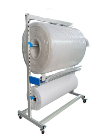 대형 뽁뽁이 거치대 디스펜서 스탠드 걸이대 필름 커터 포장 랩핑기 포장지